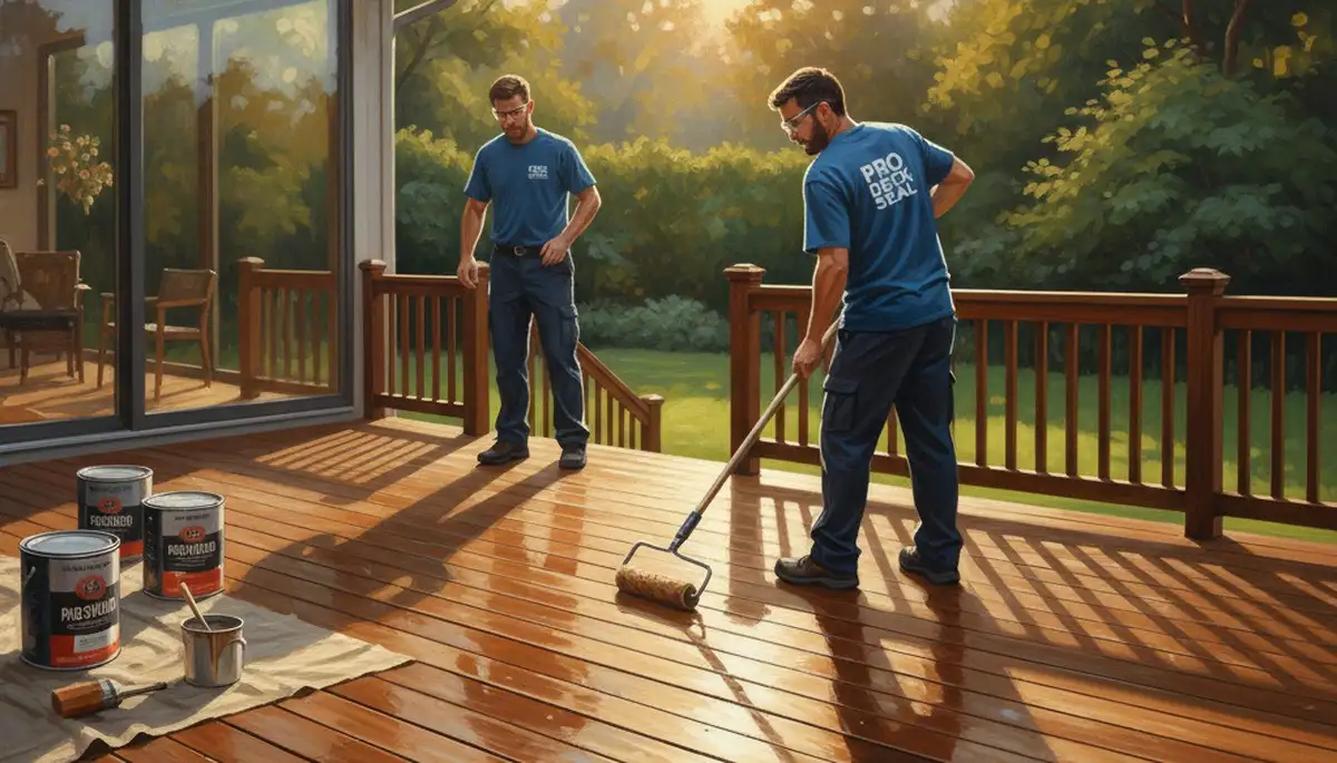 West Palm Beach deck sealing for wood protection against sun, salt air, and humidity