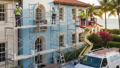 Professional painting crew serving West Palm Beach, FL for interior and exterior house painting