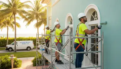 West Palm Beach, FL painters on a professional painting project for a residential or commercial property