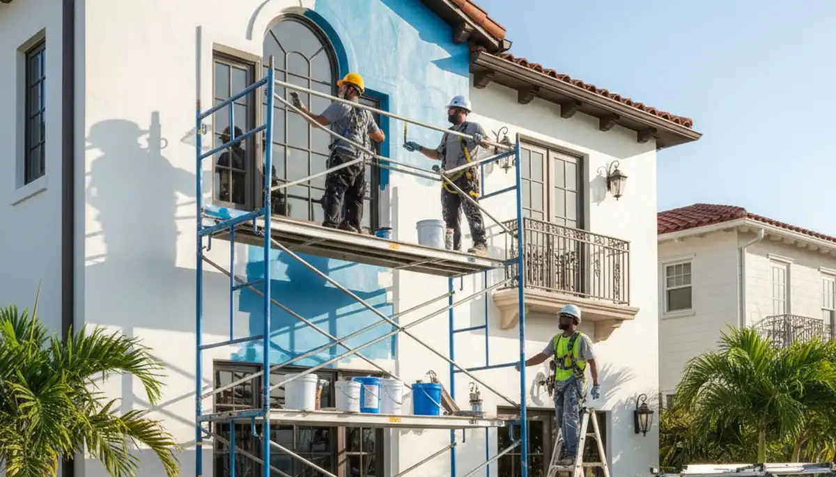 Professional painting crew serving West Palm Beach, FL for interior and exterior painting services