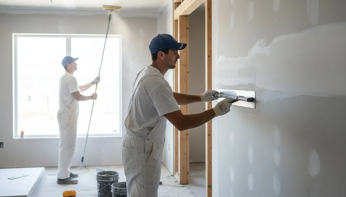 Drywall repair service in West Palm Beach, FL for cracks, holes, and moisture damage