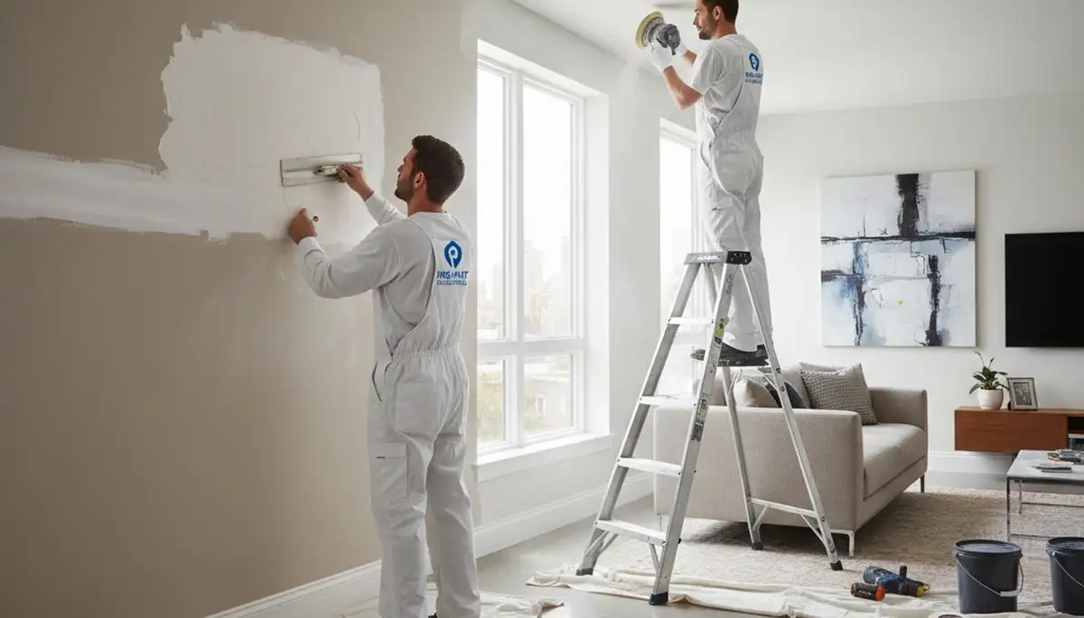 Drywall repair service in West Palm Beach, FL for cracks, holes, and moisture damage