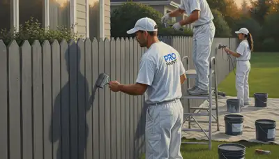 West Palm Beach fence painting service protecting wood from sun, humidity, and salt air