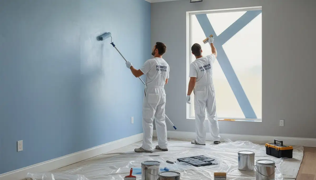 West Palm Beach, FL interior house painting by professional painters with careful prep and durable finish