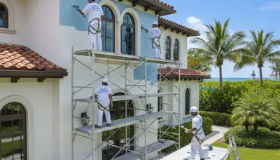 Painting crew in West Palm Beach, FL providing residential and commercial painting services