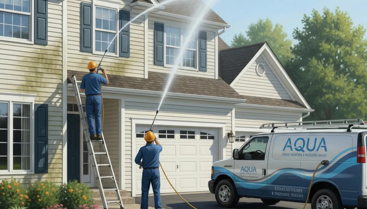 Vinyl siding pressure cleaning in West Palm Beach, FL by West Palm Beach Paint Pros